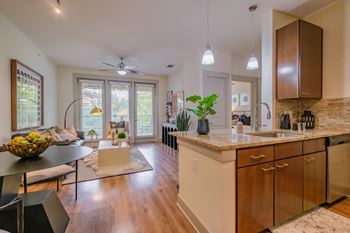 Expansive windows in select apartments